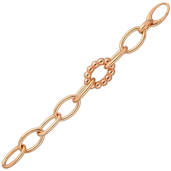 16.5mm Phantasie-Armband aus 585 Rotgold 20cm