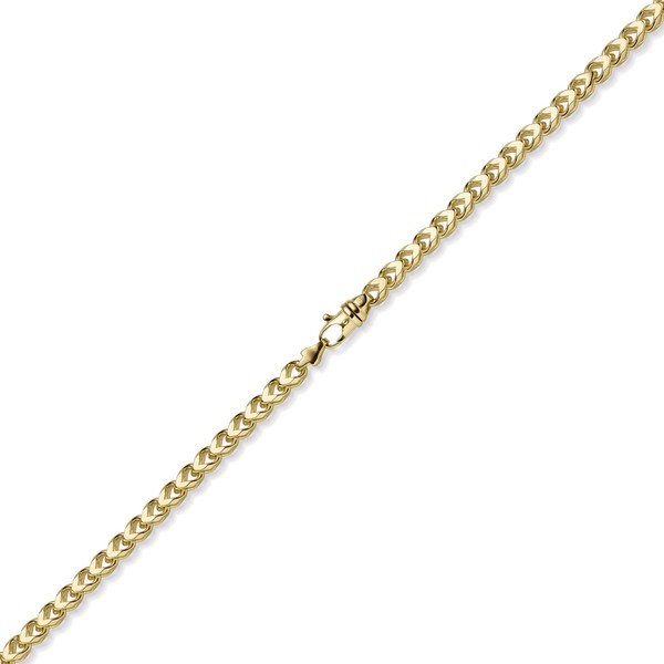 6.5mm Franco Kette aus 585 Gelbgold massiv 65cm