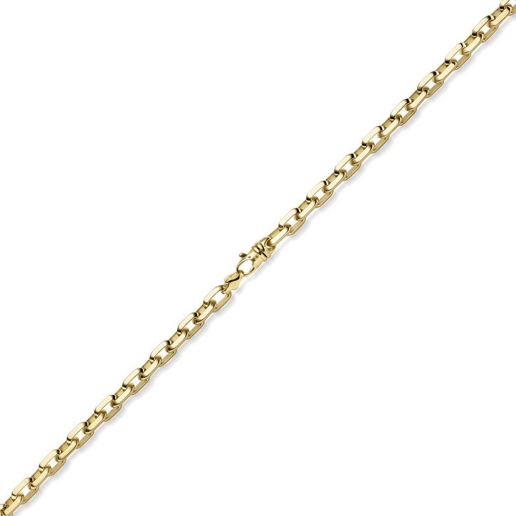 8.5mm Ankerktte aus 585 Gelbgold massiv 65cm