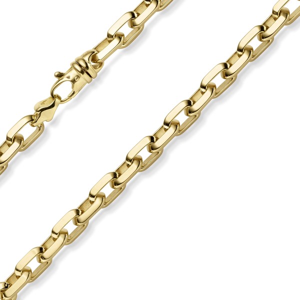 8.5mm Ankerktte aus 585 Gelbgold massiv 65cm