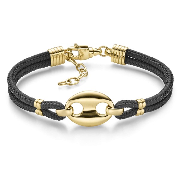 14.5mm Armband Schiffsanker 585 Gelbgold 18-21cm