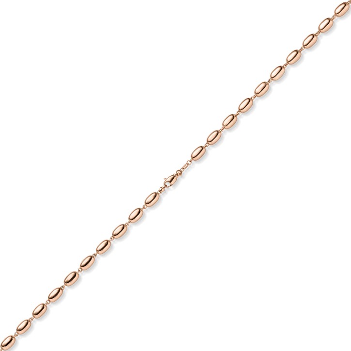 6.5mm Phantasie-Kette aus 585 Rotgold 50cm