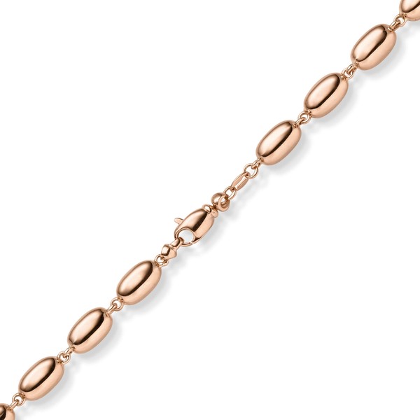 6.5mm Phantasie-Kette aus 585 Rotgold 50cm