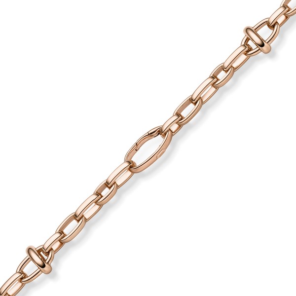 16mm Phantasie-Armband aus 585 Rotgold 21cm