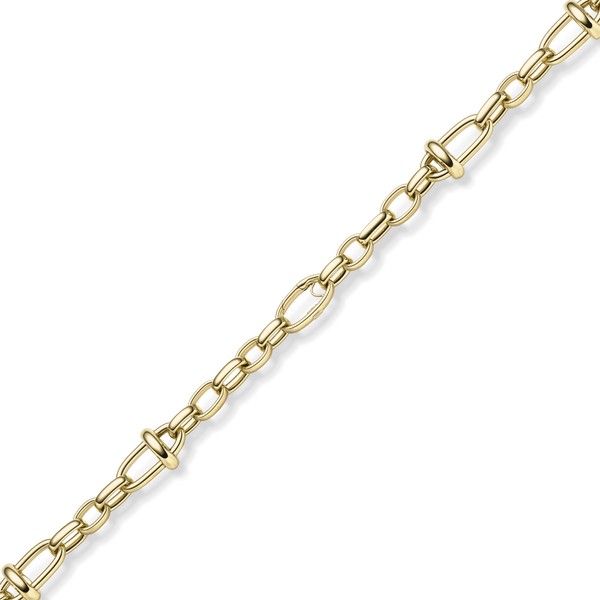 19.5mm Phantasie-Kette aus 585 Gelbgold 55cm