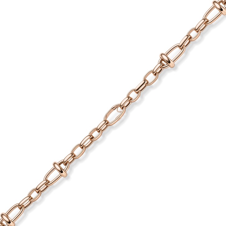 19.5mm Phantasie-Kette aus 585 Rotgold 55cm