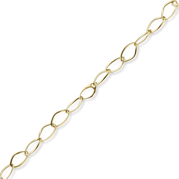 16.5mm Phantasie-Kette aus 585 Gelbgold 60cm
