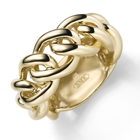 Ring Damenring Rund-Panzer aus 585 Gold Gelbgold Breite 11mm Ring Damenring Rund-Panzer aus 585 Gold Gelbgold Breite 11mm