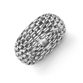 Breiter Ring Damenring elastisch aus 585 Gold Weißgold Breite 10mm Breiter Ring Damenring elastisch aus 585 Gold Weißgold Breite 10mm