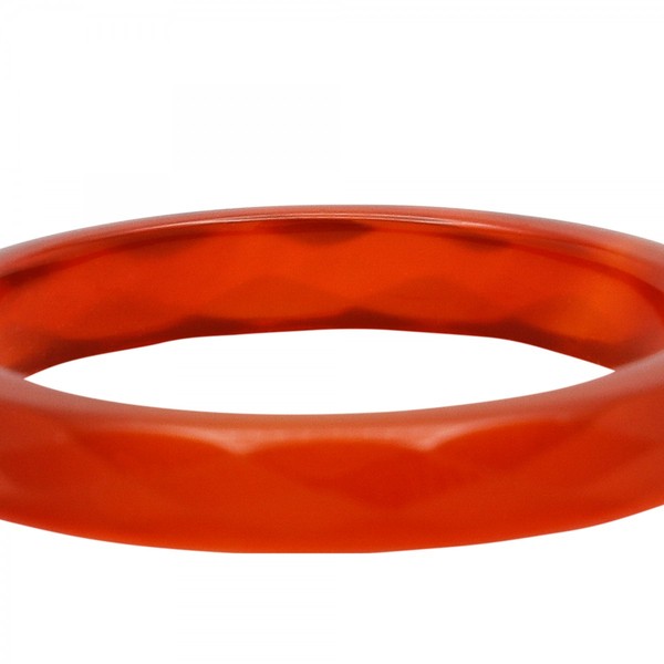Ring aus Karneol facettiert, 3mm schmal