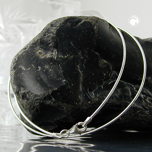 1,1mm Halsreif aus 925 Silber 40cm
