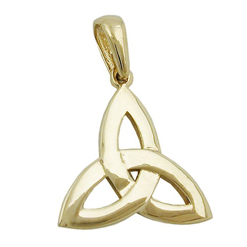Anhänger Triquetra 375 Gold 14x15mm