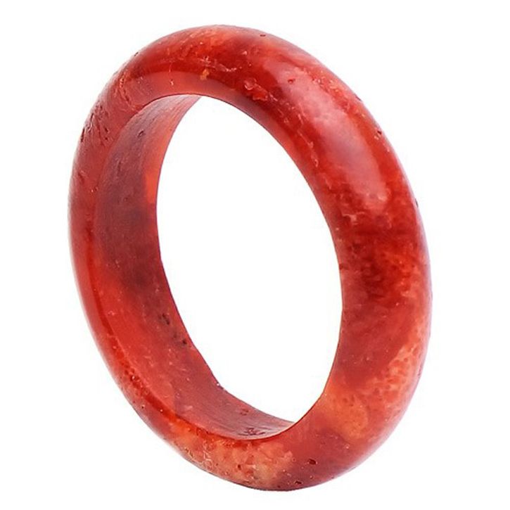 Ring aus Koralle rot