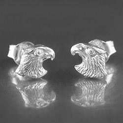 Ohrstecker Adler Adlerkopf aus 925 Silber
