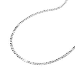 1,2mm Panzerkette Kette Collier aus 925 Silber diamantiert 36cm Silberkette