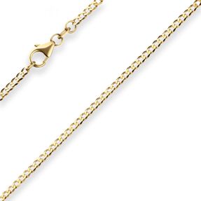 2mm Armband Panzerkette weit Goldarmband Armschmuck aus 333 Gold Gelbgold 18cm