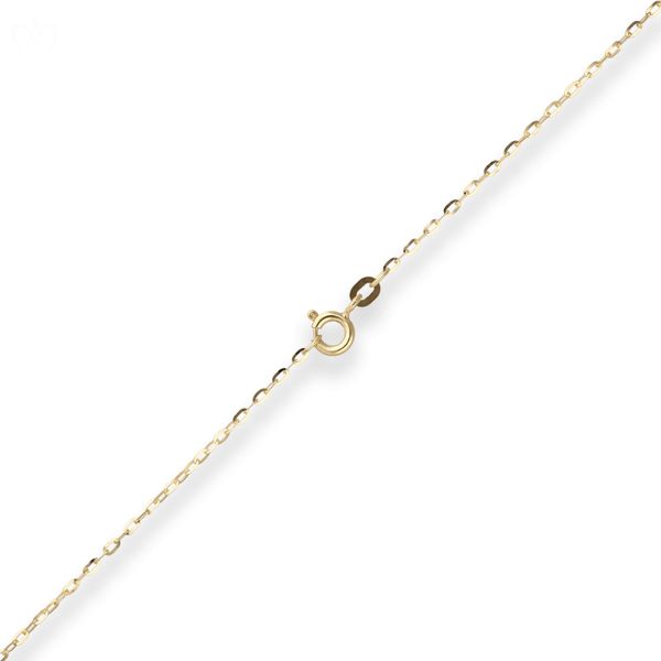 1.3mm Ankerkette flach aus 333 Gelbgold 42cm