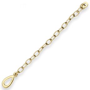 2,9mm Ankerkette weit Kette Verlängerungskette Halskette aus 333 Gold Gelbgold 7cm