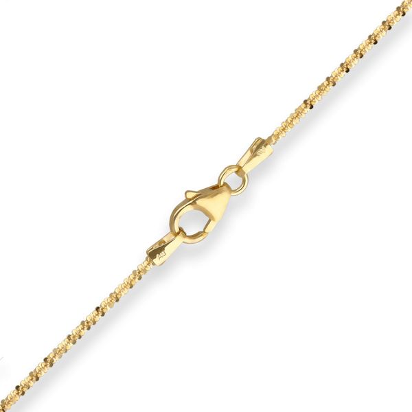 1.4mm Armband Criss-cross-Kette aus 585 Gelbgold 18cm