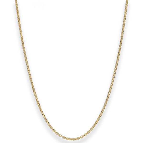 1.5mm Rund-Ankerkette aus 333 Gelbgold 36cm