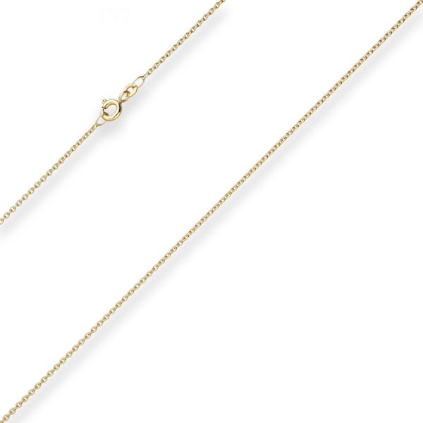 1.5mm Rund-Ankerkette aus 333 Gelbgold 40cm