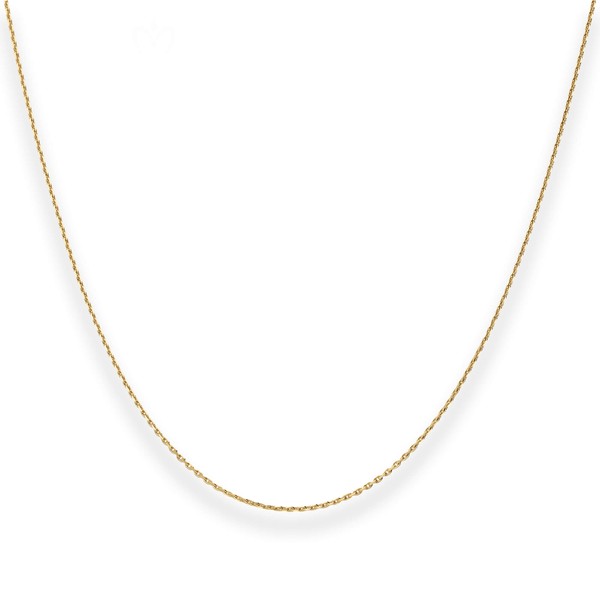 1.2mm Ankerkette diamantiert aus 333 Gelbgold 70cm
