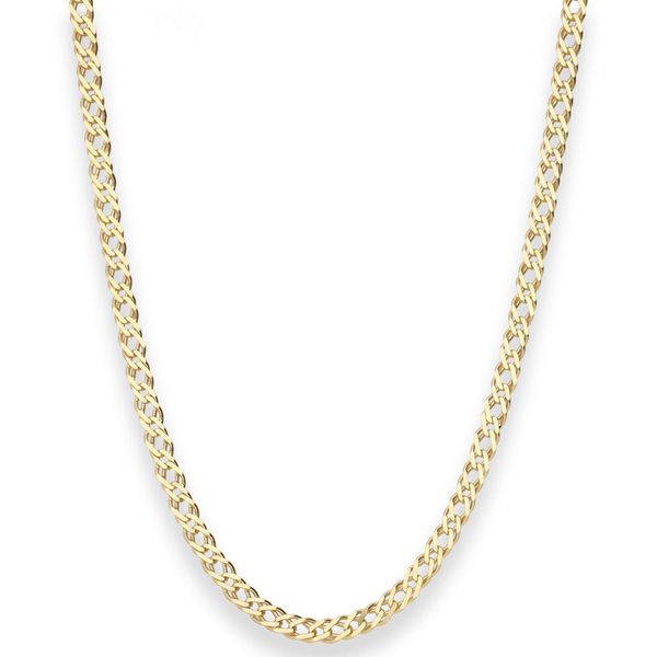 2.9mm Zwillingspanzerkette aus 375 Gelbgold 50cm