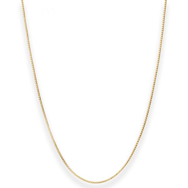 0.8mm Veneziakette rund aus 333 Gelbgold 45cm