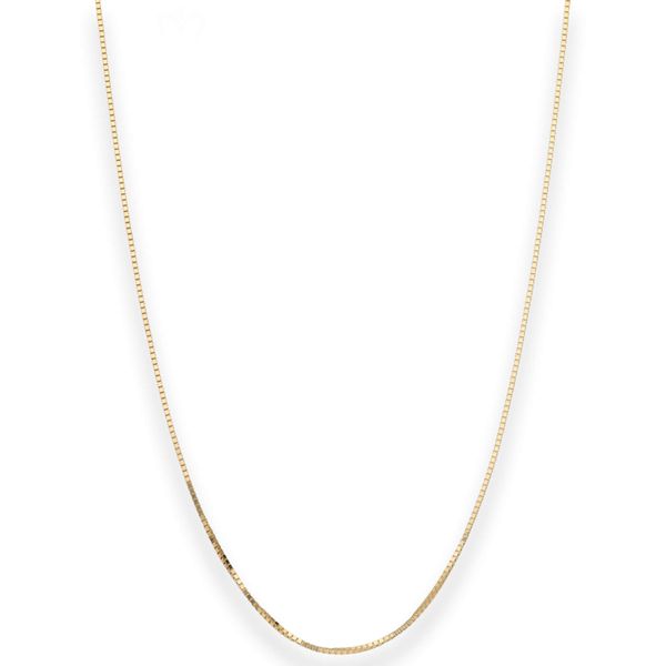0.7mm Veneziakette aus 333 Gelbgold 45cm