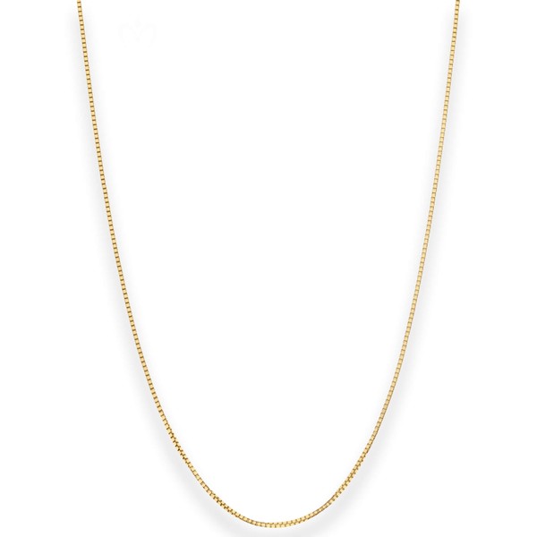 0.7mm Veneziakette aus 585 Gelbgold 45cm