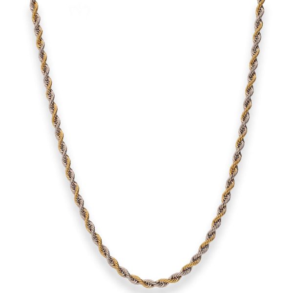 2.1mm Kordelkette hohl aus 333 Gelbgold 42cm