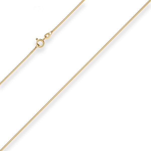 1.2mm Panzerkette aus 585 Gelbgold 50cm