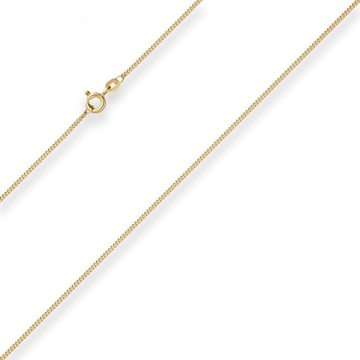 1.2mm Panzerkette aus 585 Gelbgold 55cm
