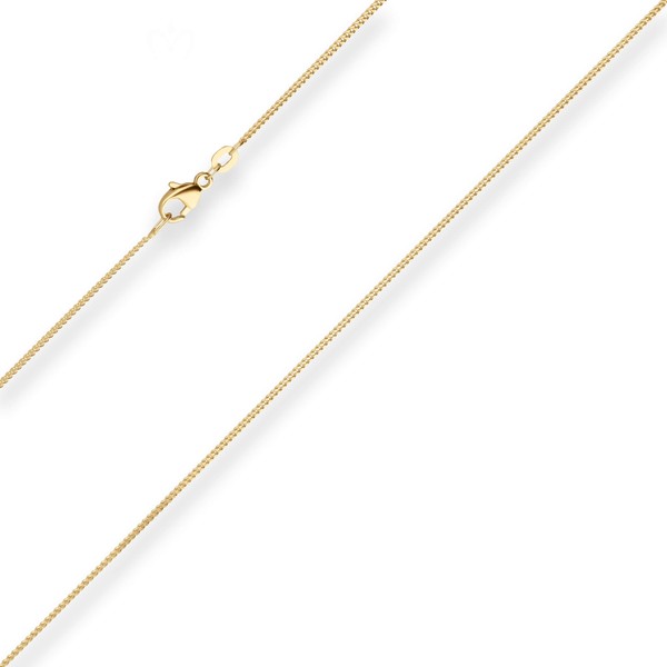 1.2mm Panzerkette aus 585 Gelbgold 42cm