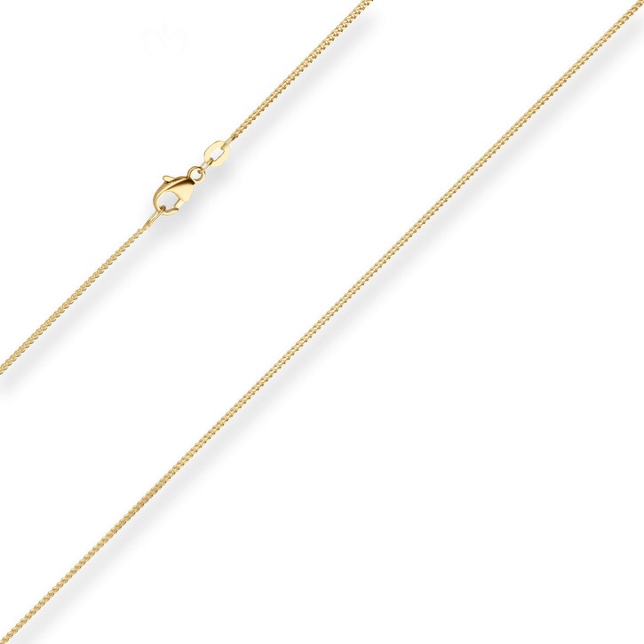 1.2mm Panzerkette aus 585 Gelbgold 45cm