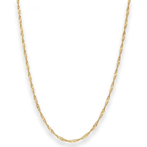 2.4mm Singapurkette aus 585 Gelbgold 60cm