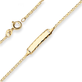 1,6mm Id-Armband S-Panzerkette Goldarmband Armschmuck aus 585 Gold Gelbgold 14cm 1,6mm Id-Armband S-Panzerkette Goldarmband Armschmuck aus 585 Gold Gelbgold 14cm