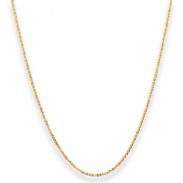1.4mm Criss-cross-Kette aus 333 Gelbgold 45cm