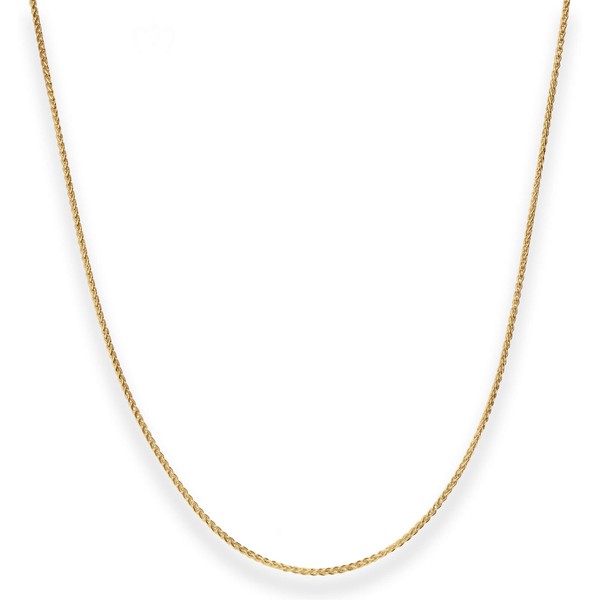 1.1mm Zopfkette aus 333 Gelbgold 40cm