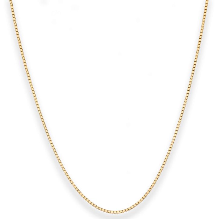 1.2mm Veneziakette aus 333 Gelbgold 36cm