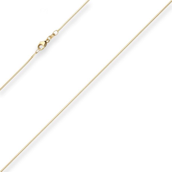 0.8mm Veneziakette aus 585 Gelbgold 50cm