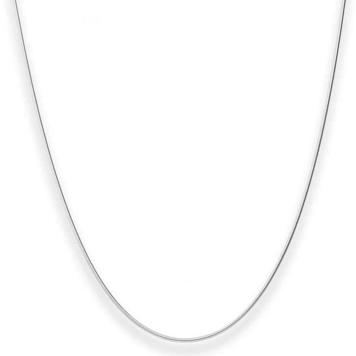 0.9mm Schlangenkette aus 925 Silber 65cm