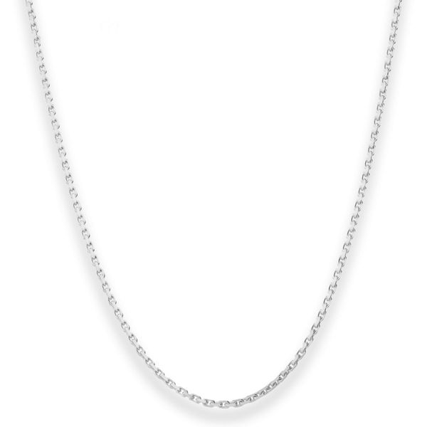 1.6mm Ankerkette diamantiert aus 925 Silber 40cm