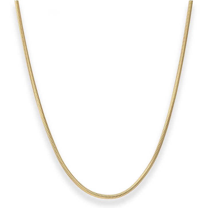 1.9mm Schlangenkette aus 333 Gelbgold 40cm