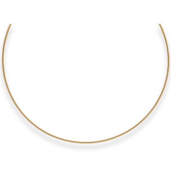 1.5mm Halsreif Tondakette Omegareif aus 333 Gelbgold 42cm