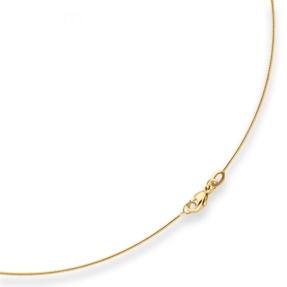 0,8mm Halsreif Tondakette Collier Omegareif Halskette aus 375 Gold Gelbgold 40cm 0,8mm Halsreif Tondakette Collier Omegareif Halskette aus 375 Gold Gelbgold 40cm
