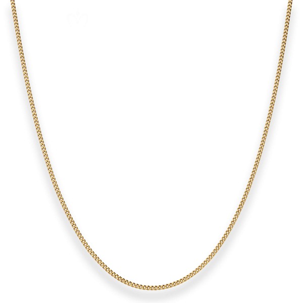 1.4mm Panzerkette aus 585 Gelbgold 70cm