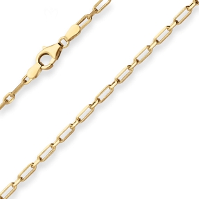 2,7mm Fantasiekette Goldkette Collier Halskette aus 585 Gold Gelbgold 50cm