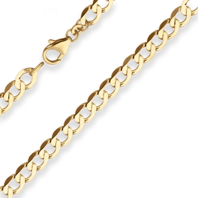 6,7mm Panzerkette weit Goldkette Collier Halskette aus 585 Gold Gelbgold 45cm 6,7mm Panzerkette weit Goldkette Collier Halskette aus 585 Gold Gelbgold 45cm