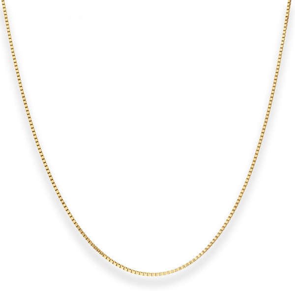 0.9mm Veneziakette aus 585 Gelbgold 45cm
